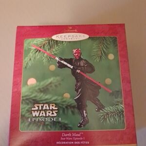 Hallmark Keepsake Star Wars  Darth Maul 2000